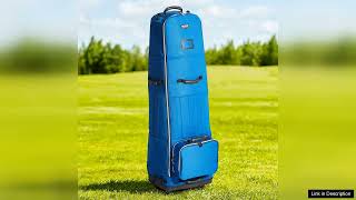 VEVOR Golf Club Travel Bag Golf Luggage Case Cover with Wheels 1200D Review [upl. by Jaehne]