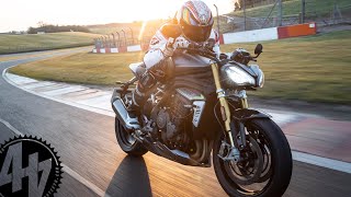 Triumph Speed Triple 1200 RS  Road  Track Review [upl. by Medina]