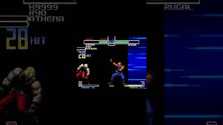 K9999 Ryo amp Athena vs Rugal  KOF 2002 Hack arcadegameskof kof2002magicplus2 kof2002plus [upl. by Salisbarry469]