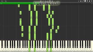 Xenoblade Chronicles  Zanza the Divine Theme Piano Tutorial Synthesia [upl. by Lilaj]