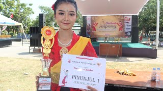 Novelian Juara 1 Festival Jaipong Pamanukan Tari Bentang Bentang [upl. by Andreana343]