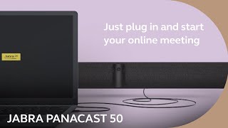 Join online meetings in seconds with the Jabra PanaCast 50 BYOD BringYourOwnDevice Video Bar [upl. by Akiret]