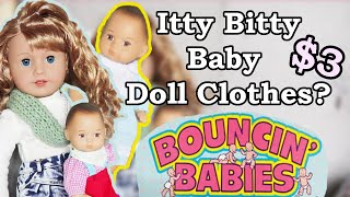 Itty Bitty American Girl Doll Clothes for 3  How to Find Affordable American Girl Doll Clothing [upl. by Tadich706]