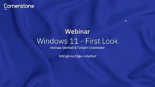 Windows 11 introduktion [upl. by Smaoht]