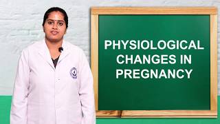 Nursing Course  Physiological Changes During Pregnancy [upl. by Amsed134]