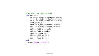 Matlab Simulation Program to implement QPSK system  m file [upl. by Mercier]