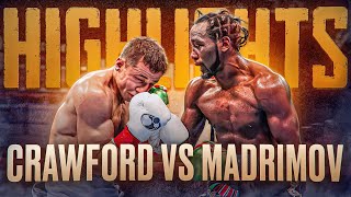 Terence Crawford vs Israil Madrimov FULL FIGHT HIGHLIGHTS  TOP MOMENTS  BOXING FIGHT HD [upl. by Vilhelmina]