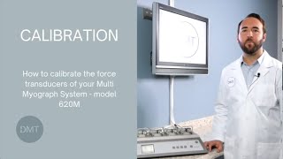 Force calibration  DMT Multi Myograph 620M [upl. by Haidebez]