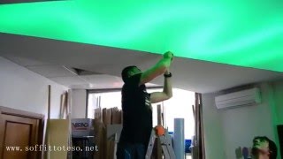 AampA Soffitto Teso 3  Traslucido  RGB [upl. by Kovacs]