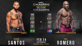 Thiago SANTOS vs Yoel ROMERO Full FIGHT CHAMPS [upl. by Montfort89]