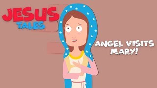 Angel Visits Mary  Jesus Tales  Stories of Jesus Christ  4K Video [upl. by Mera]