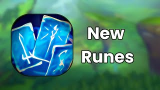 New Runes  League of Legends [upl. by Ynattyrb]