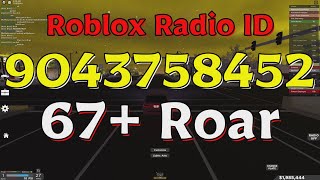 Roar Roblox Radio CodesIDs [upl. by Notak136]