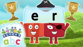 Alphablocks  Teamwork Letters  Phonics  Learn to Read [upl. by Garvin327]