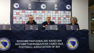 Liga nacija A 2024 BiH  Nizozemska 11 konferencija za štampu BiH [upl. by Eittap]