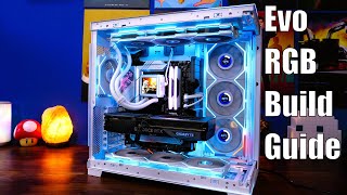 How to build Lian Li Evo RGB with TL LCD fans and more detailed PC build guide [upl. by Rufena]