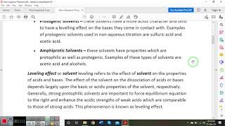 Lecture 5 Nonaqueous titration [upl. by Atinid]