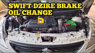 How To Change Brake Oil  Swift Dzire Car  Oil Price  2021 in Tamil ANISHCABS [upl. by Idnib556]