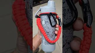 PARACORD HANDLE installation guide  Aqua Flask [upl. by Niuqram]