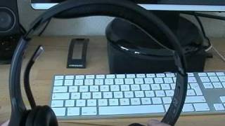 Review Plantronics Audio 995 Digital Wireless Headset [upl. by Chatav]