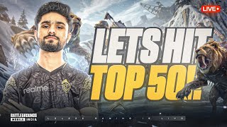 AAJ HOGA SERIOUS RANK PUSH  CONQUEROR OR WHAT  BGMI LIVE [upl. by Yaffit222]