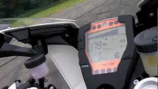 KTM RC8 R Top Speed Run [upl. by Jake]