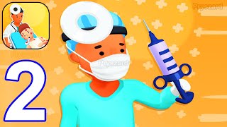 Doctor Hero  Gameplay Walkthrough Part 2 Doctor Hospital Manager iOS Android [upl. by Mirisola650]