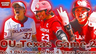 OU Softball Sooners to take on Texas on ESPN [upl. by Elenahc]