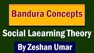 Bandura Social Learning Theory Observational theory  Selfefficacy Vicarious Learning [upl. by Elorak]