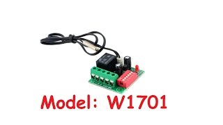 Heat Cool Temp Thermostat Digital Temperature Control Switch Relay W1701 [upl. by Betti]