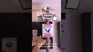 Video alarma vecinal Showroom [upl. by Osnerol]