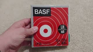 Opening A New Old Stock Reel Of BASF LP35LH Tape [upl. by Ailemor]