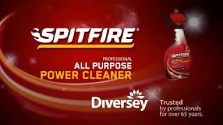 Spitfire  All Purpose Power Cleaner  Ready to Use  Diversey Brands [upl. by Sirdna]