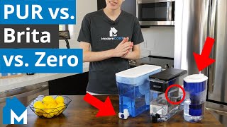 🥤 PUR vs Brita vs ZeroWater Filter Comparison — Whats the Best Tasting Water [upl. by Jemma]