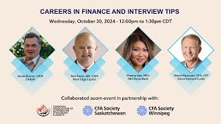 Careers in Finance amp Interview Tips 2024 [upl. by Pressey]