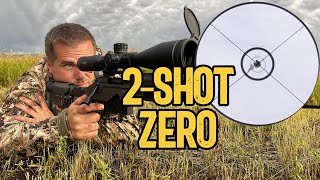 Zero Any Rifle in 2 Shots Plus 6 common mistakes [upl. by Osi970]