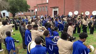 Helen Cox Fannie C Williams FCW Carmouche Performing Arts CPAA MARCHING BANDS AS ONE JACKSON MS [upl. by Elocin]