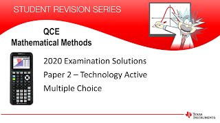 Methods Exam Solutions QCE 2020  Technology Active Multiple Choice  TI84Plus CE [upl. by Anisah]