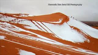 Snow falls in Sahara the hottest desert in the world [upl. by Janaya]