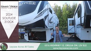 2024 Grand Design Solitude 310GK  That Fuzzy Peach  Layzee Acres RV Sales [upl. by Mcclure]