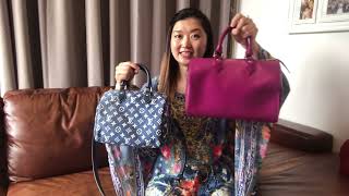 Unboxing Louis Vuitton New Collection 2022 Speedy 25 in Denim amp share my LV Speedy Collection [upl. by Naryb874]