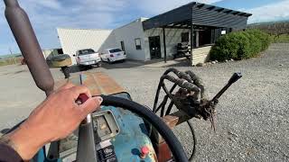 Vineyard Working Life putting a diesel tank on Wind turbine [upl. by Hughes]