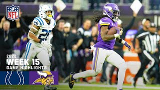 LARGEST COMEBACK IN HISTORY Indianapolis Colts vs Minnesota Vikings  2022 Week 15 Game Highlights [upl. by Wadlinger]