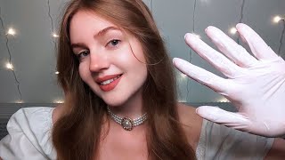 ASMR Oil Face Massage in Gloves Unintelligible Whispers 2 Hours [upl. by Ardnnaed]