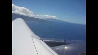 United Airlines Boeing 767300ER take off from Maui Kahului International Airport to Los Angeles [upl. by Hardej]