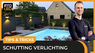 Tuinverlichting aanleggen aan je schutting  Na het zien van deze video kun je het helemaal zelf [upl. by Peirsen]