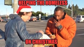 Helping The Homeless On Christmas [upl. by Cusack]