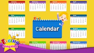 Kids vocabulary  Calendar  Months and Days  Learn English for kids  English educational video [upl. by Lau]