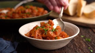 Vegetarian Potato Paprikash Recipe [upl. by Cally]