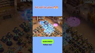 Bat spell ka jalwa 🔥💯  Clash Of Clans  clashofclans coc ytshorts batspell [upl. by Analra]